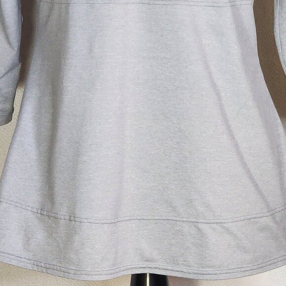 Flexees Maidenform Grey 3/4 Sleeve Fat Free Dressing Back Smoothing Shapewear 2X - Picture 4 of 16